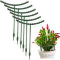 Mwellewm 10 Pack Plant Support Plant Stakes Metal Half Round Search Support by Mwellewm