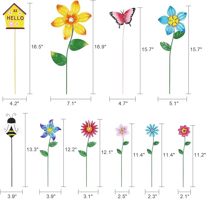 hogardeck Garden Decor for Outside, Gardening Gifts for Women Mom Grandma Wife - Image 3