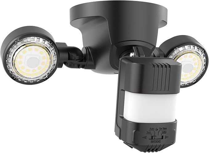 SANSI 25W 3000LM Motion Sensor Outdoor Security Lights, 5000K Daylight by SANSI