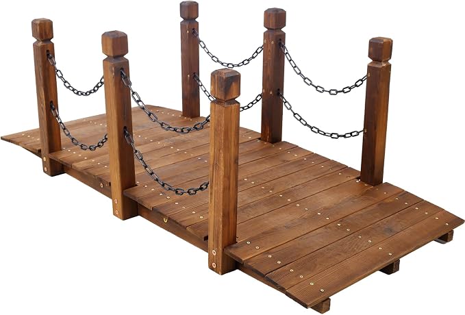 5 Ft Decorative Outdoor Bridge by Unknown