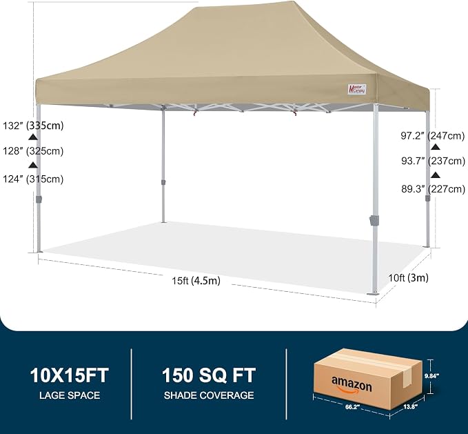 MASTERCANOPY Pop Up Canopy Tent Commercial Grade 10x20 Instant Shelter - Image 4