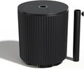 FONTOI Patio Side Table with Umbrella Hole, 11.5 Gallon Fillable Umbrella Stand by FONTOI