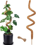 Moss Pole for Plants Monstera, 59 Inch Tall Bendable Moss Poles for Climbing by Soupiar