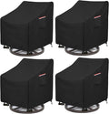 okcool Patio Swivel Chair Cover 4 Pack, Waterproof Heavy Duty Outdoor Chair by Okcool