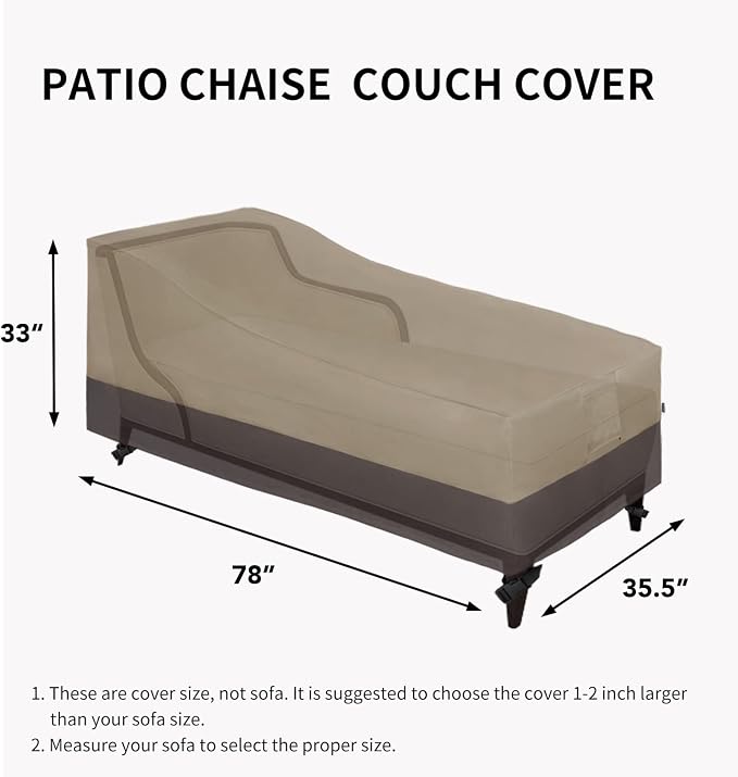 Easy-Going Waterproof Outdoor Chaise Lounge - Image 6