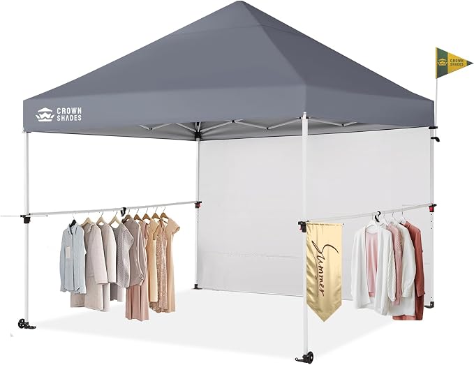CROWN SHADES 10x10 Pop Up Canopy Tent by CrownShades