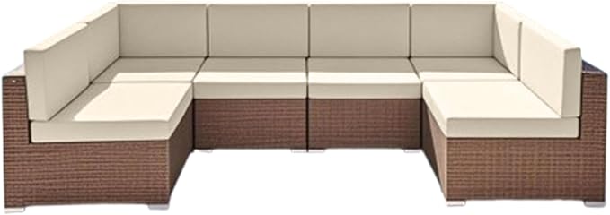 Outdoor Replacement Cushions for Patio Furniture, Splash-Resistant and by SpaceHop