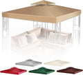 Flexzion Gazebo Cover Replacement Canopy Top 12x12 Ft by Flexzion
