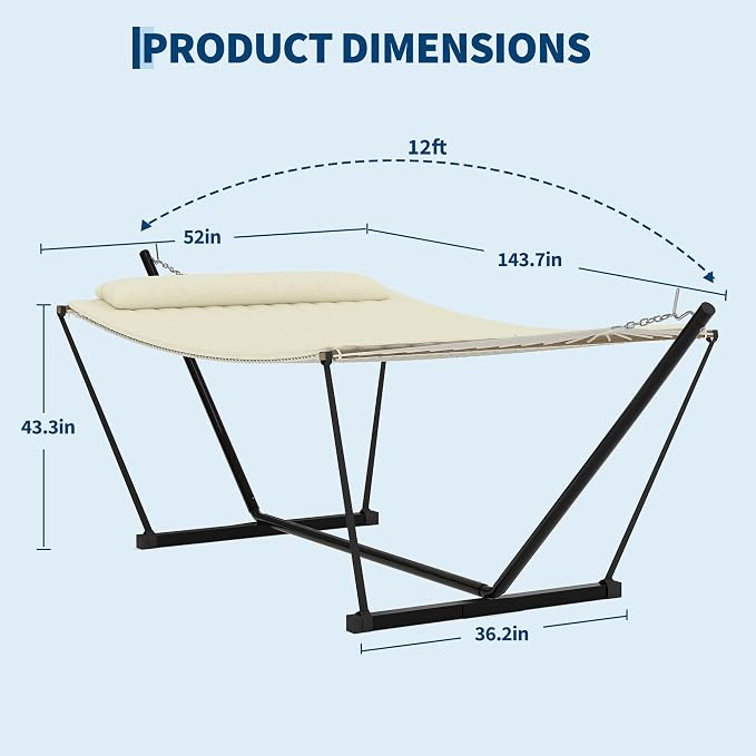 Heavy Duty 2 Person Double Hammock - Image 6