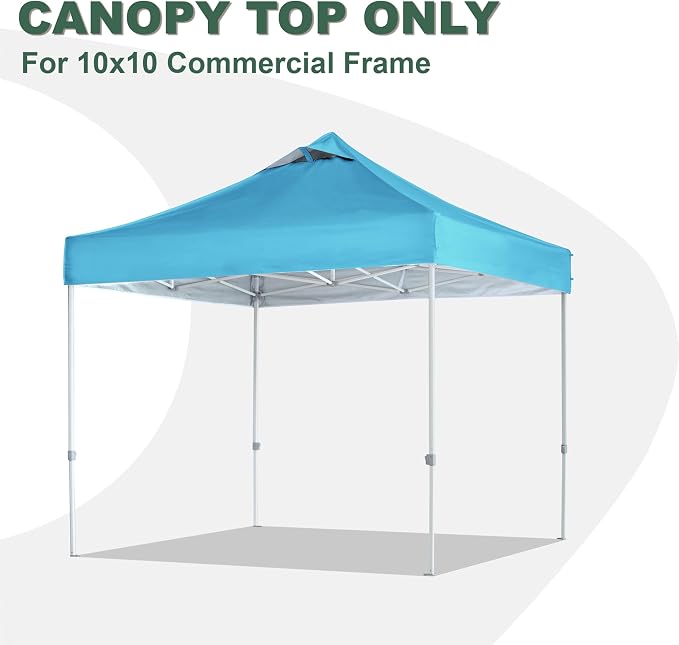 Turquoise Commercial Replacement Canopy Top - Image 2