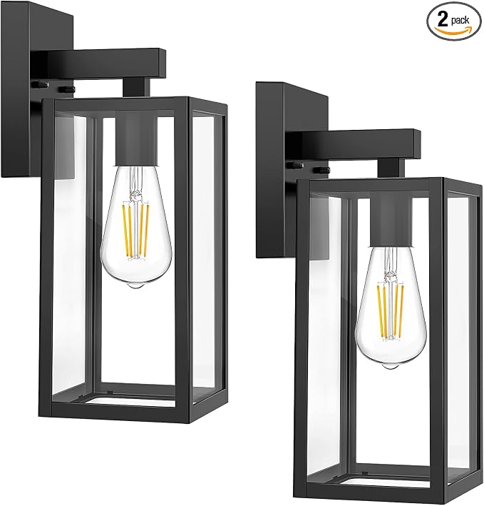 MAXvolador Outdoor Wall Sconce, Exterior Waterproof Wall Lantern Light Fixtures by MAXvolador
