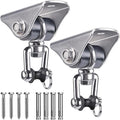 SELEWARE Anti-Squeaking Swing Hanger Stainless Steel Swing Set Hook Ceiling by SELEWARE