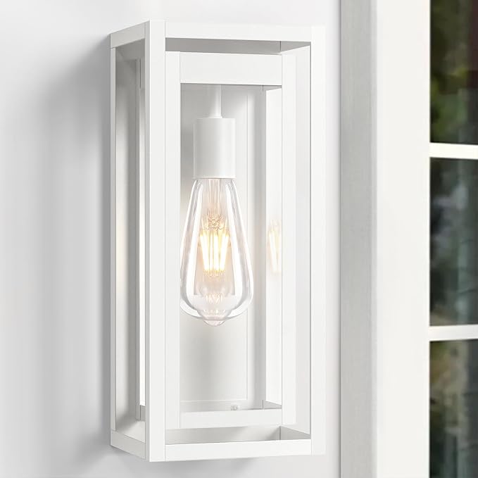15" Large Outdoor Light Fixture Wall Mount, Modern Waterproof Exterior Porch - Image 8