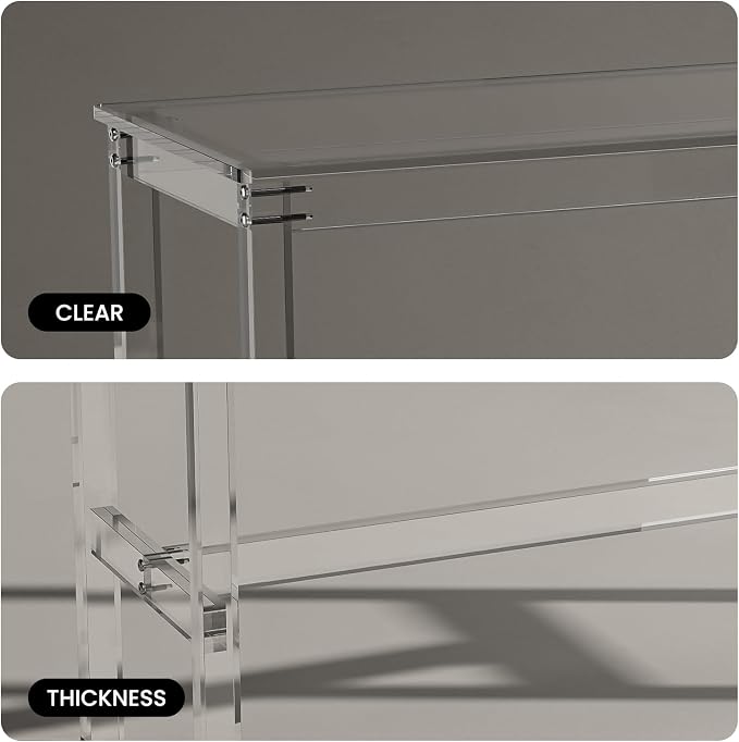 Sumerflos Acrylic Counter Height Table - Image 6