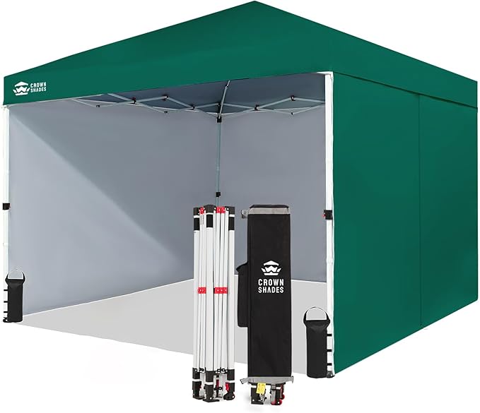 CROWN SHADES 10X10 Comercial Instant Canopy Pop Up Tent by CrownShades