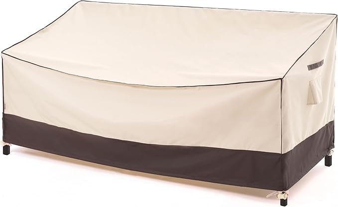 F&J Outdoors Waterproof Anti-UV Heavy Duty 2 Seater Bench Cover Patio Loveseat by FJOutdoors