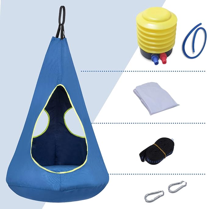 Kids Nest Swing Chair, Hanging Hammock Chair Nest Hammock Swing Chair - Image 6