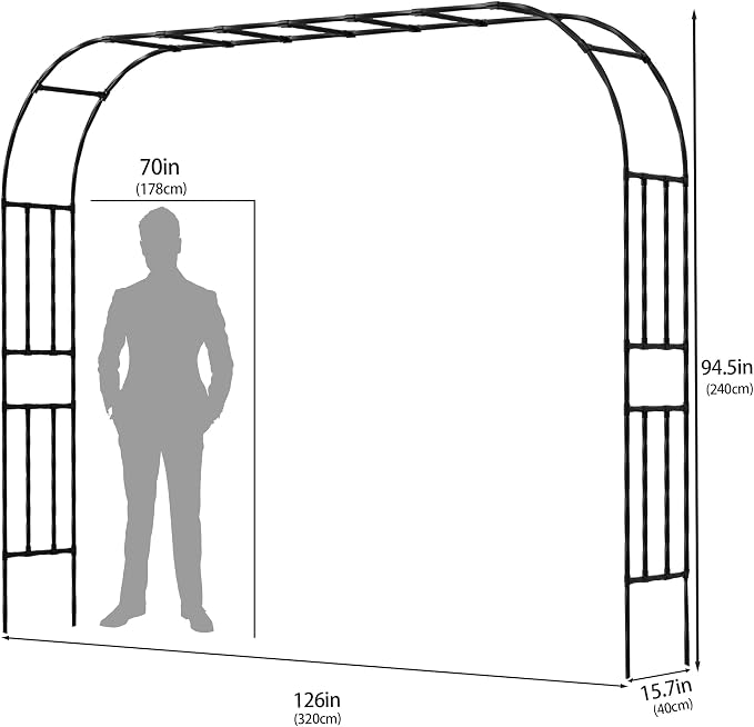 Garden Arch Trellis, Trellis Arch - Image 3