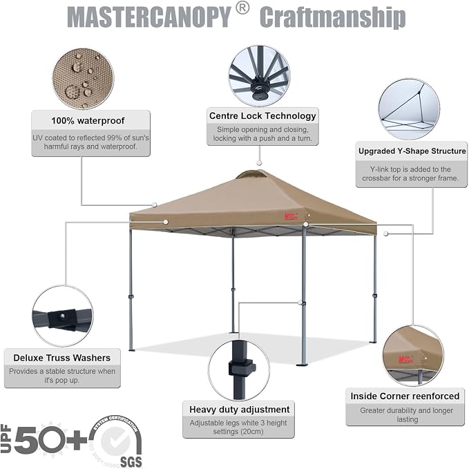 MASTERCANOPY Durable Pop-up Canopy Tent - Image 2