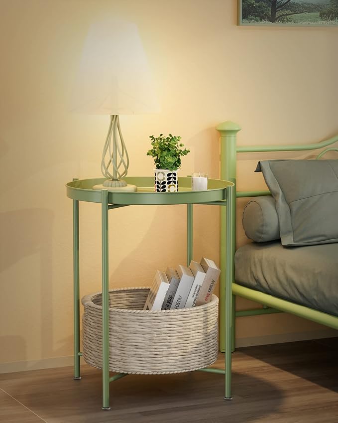 EKNITEY Small Side End Table - Image 2