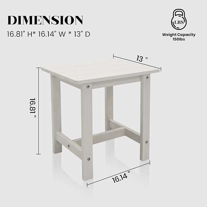 Outdoor Side Table, Small Adirondack Side Table - Image 3