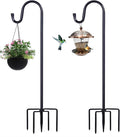 Shepherd Hooks - 2 Pack 46 Inch Bird Feeder Pole by ToyHotels