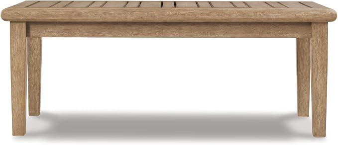 Signature Design by Ashley Gerianne Contemporary Outdoor Rectangular Cocktail - Image 4