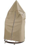 Patio Hanging Chair Cover with Adjustable X-Lock System and Zipper, Easy On by Flexiyard