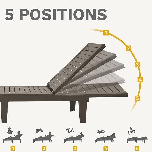 DWVO Outdoor Chaise Lounge - Image 4