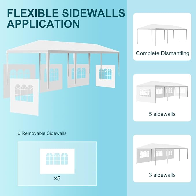 10'x30' Outdoor Party Canopy Tent - Image 5