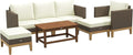 Outsunny Wooden Patio Furniture Set by Outsunny