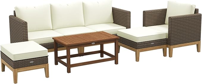Outsunny Wooden Patio Furniture Set by Outsunny