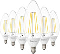 Sunco 6 Pack Dusk to Dawn LED Outdoor Light Bulb B11, Edison Filament by SuncoLighting