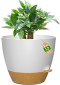 12 Inch Large Self Watering Pots, Flower Pots by Unknown