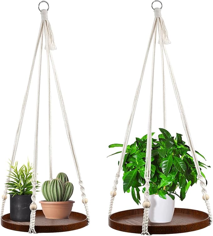 E-Know Macrame Plant Hanger by E-Know