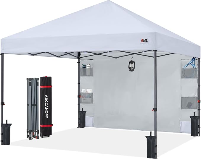 ABCCANOPY Pop Up Canopy with Sidewall, 10x10 Outdoor Canopy Tent with Storage by ABCCANOPY