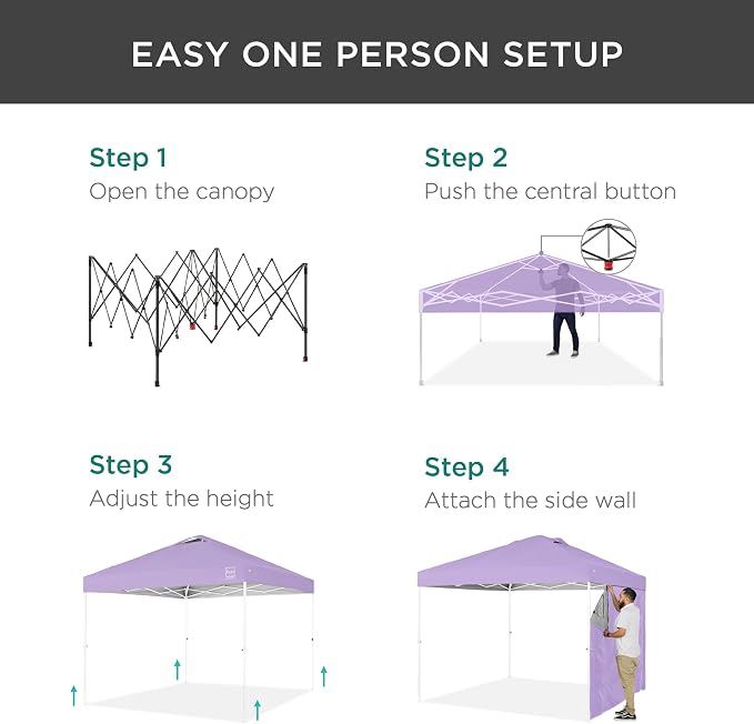 Best Choice Products 10x10ft Pop Up Canopy Tent - Image 3