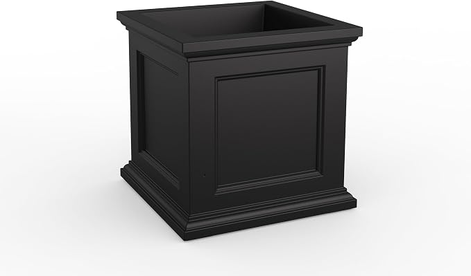 Mayne Fairfield 24-Inch Self Watering Square Planter Box, Weather-Resistant and - Image 2