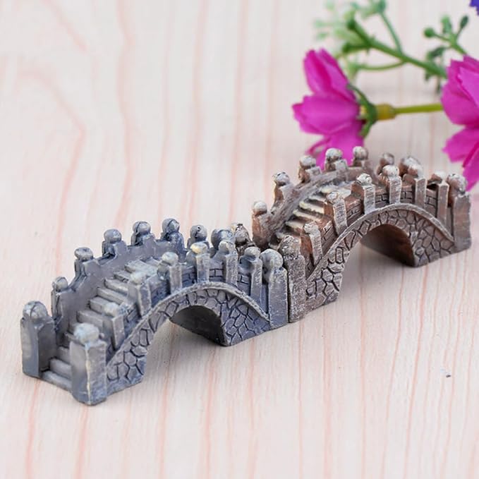 STOBOK 20 Pcs Miniature Fairy Garden Arch Bridge Figurines Figurines Micro - Image 3