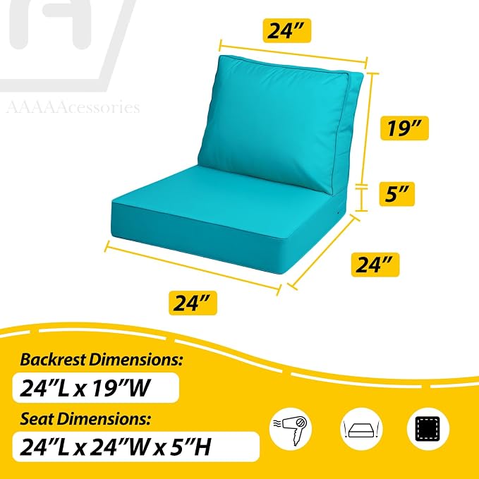 AAAAAcessories Outdoor Deep Seat Cushions - Image 5