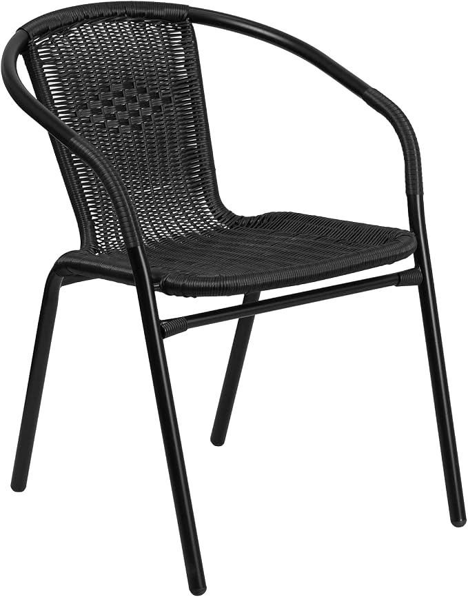 Flash Furniture Lila 28'' Round Glass Metal Table - Image 7