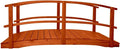 10 FT Cedar Amish Made Garden Bridge by Unknown