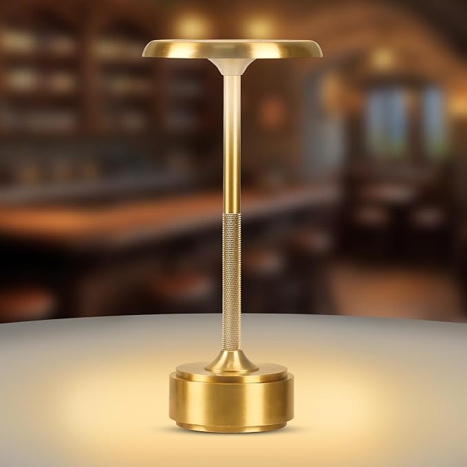 5200mAh Rechargeable Cordless LED Table Lamps Touch Sensor Light, 3-Levels by HAPYGILightings