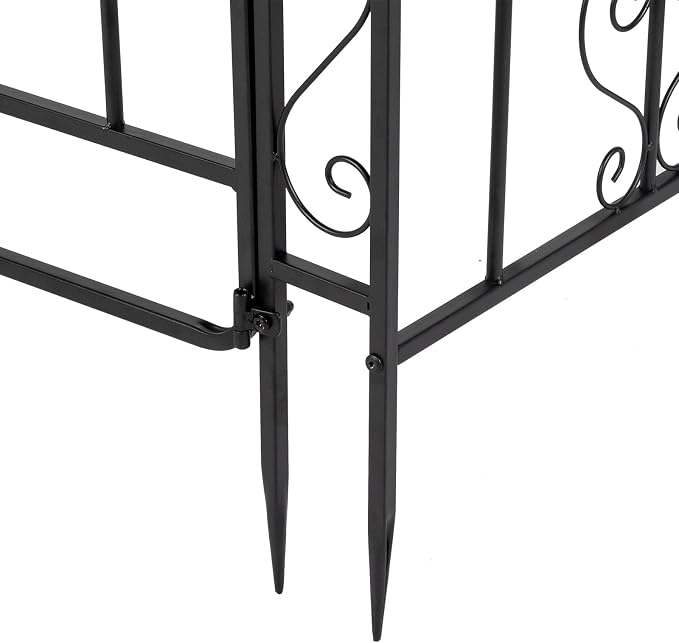 Garden Arbor with Gate, 7FT Wedding Arches - Image 3