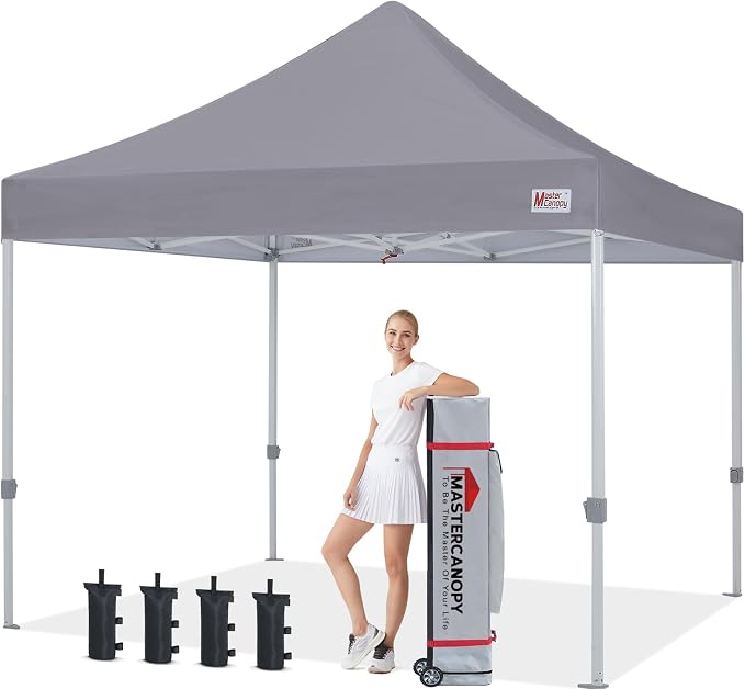 MASTERCANOPY Pop Up Canopy Tent Commercial Grade 10x10 Instant Shelter by MASTERCANOPY