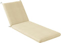 Codi Outdoor Chaise Lounge Chair Cushions 72"x22.5"x3.5" – Linen Texture by Codi