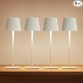LUTEC 4 Pack Cordless Table Lamp, 6000mAh Rechargeable Battery Operated Desk by LUTEC