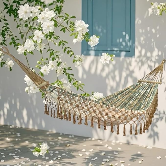 Portable Hammock, Bohemian Hammock, 2person Hammock, - Image 7