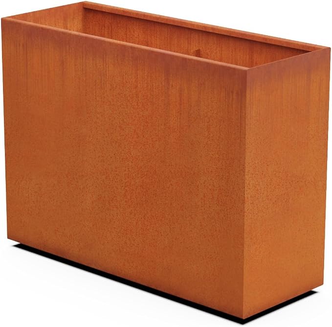 Plantercraft Corten Steel Planters | Large Rectangular Planters by Plantercraft