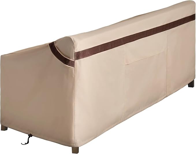 Patio Loveseat Covers Outdoor Furniture Waterproof Garden Deep Sofa Cover - Image 5